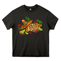 Asphalt mexican elote corn sombrero lime and  cactus Heavy Core Tee - AdoDesignShop