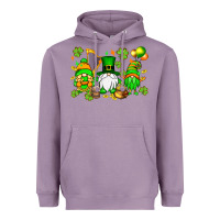 Lavender St. Patrick's Day gnomes Heavyweight Hoodie - OliviaCreatesArt