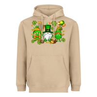 Mushroom St. Patrick's Day gnomes Heavyweight Hoodie - OliviaCreatesArt