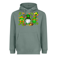 Sage St. Patrick's Day gnomes Heavyweight Hoodie - OliviaCreatesArt