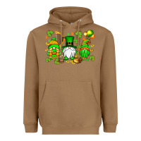 Toasted Coconut St. Patrick's Day gnomes Heavyweight Hoodie - OliviaCreatesArt