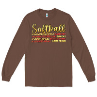 Chestnut softball game day Long Sleeve Tee - Artiststas