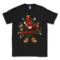 Black the nurse gnome christmas Classic Tee - MaliasSmallBusiness