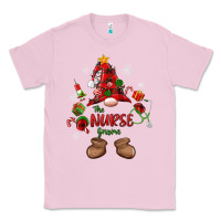 Bubblegum Pink the nurse gnome christmas Classic Tee - MaliasSmallBusiness