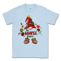 Dusty Blue the nurse gnome christmas Classic Tee - MaliasSmallBusiness