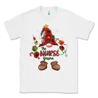 White the nurse gnome christmas Classic Tee - MaliasSmallBusiness