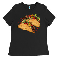Black mexican taco's Ladies Tee - AdoDesignShop