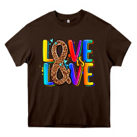 Chocolate Brown pride lgbtqi love is love Heavy Core Tee - AdoDesignShop