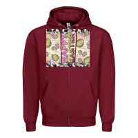 Burgundy happy easter with cowhide Zipper Hoodie - TumblerDesignByShophia