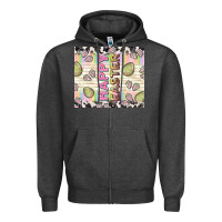 Charcoal Heather happy easter with cowhide Zipper Hoodie - TumblerDesignByShophia