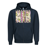 Navy happy easter with cowhide Zipper Hoodie - TumblerDesignByShophia