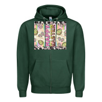 Sports Green happy easter with cowhide Zipper Hoodie - TumblerDesignByShophia