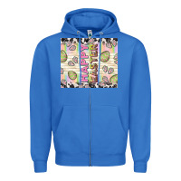 True Royal happy easter with cowhide Zipper Hoodie - TumblerDesignByShophia