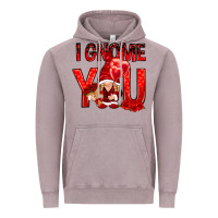 Vintage Zinc i gnome you with roses Vintage Hoodie - NancyCooperArtShop