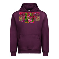 Mauve Wine Stuck On You Urban Hoodie - CowhideDigitalArt