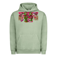 Pigment Oil Green Stuck On You Urban Hoodie - CowhideDigitalArt