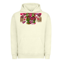 Pigment Pistachio Stuck On You Urban Hoodie - CowhideDigitalArt