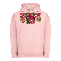Pigment Salmon Stuck On You Urban Hoodie - CowhideDigitalArt