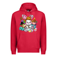 Cardinal Easter Day Camper  Happy Easter Day Premium Hoodie - CowGirlArtShop