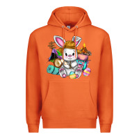 Carrot Easter Day Camper  Happy Easter Day Premium Hoodie - CowGirlArtShop