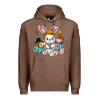 Chestnut Easter Day Camper  Happy Easter Day Premium Hoodie - CowGirlArtShop