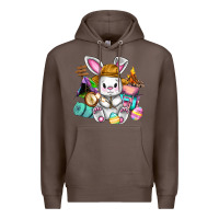 Coffee Easter Day Camper  Happy Easter Day Premium Hoodie - CowGirlArtShop