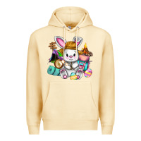 Pina Colada Easter Day Camper  Happy Easter Day Premium Hoodie - CowGirlArtShop