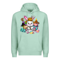 Seafoam Easter Day Camper  Happy Easter Day Premium Hoodie - CowGirlArtShop