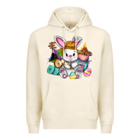 Tofu Easter Day Camper  Happy Easter Day Premium Hoodie - CowGirlArtShop