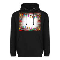 Black christmas bleach effect tumler Heavyweight Hoodie - CowCowDesign
