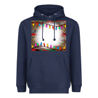Navy christmas bleach effect tumler Heavyweight Hoodie - CowCowDesign