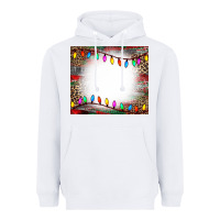 White christmas bleach effect tumler Heavyweight Hoodie - CowCowDesign