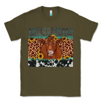 Army Green red angus leopard Classic Tee - JahusDesignShop