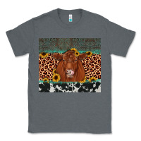 Charcoal Heather red angus leopard Classic Tee - JahusDesignShop