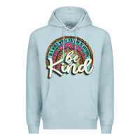 Blue Mist be kind   leopard Premium Hoodie - JahusDesignShop