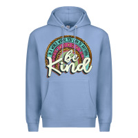 Colony Blue be kind   leopard Premium Hoodie - JahusDesignShop