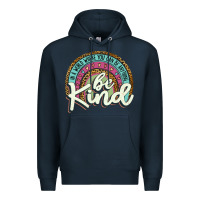 Navy be kind   leopard Premium Hoodie - JahusDesignShop