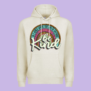 Be Kind   Leopard Premium Hoodie Designed By Jahusdesignshop