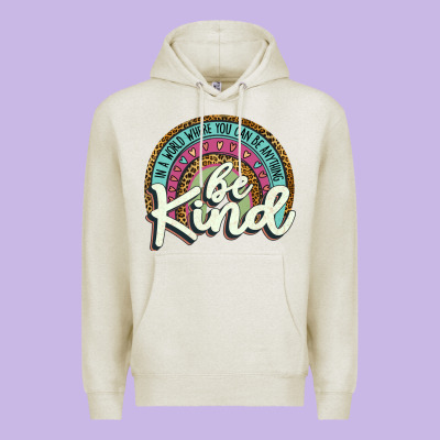 Be Kind   Leopard Premium Hoodie Designed By Jahusdesignshop