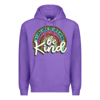 Purple be kind   leopard Premium Hoodie - JahusDesignShop