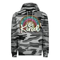 Slate Camo be kind   leopard Premium Hoodie - JahusDesignShop