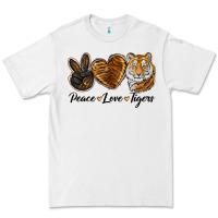 White Peace Love Tigers Premium Tee - LillyAllenDesigns
