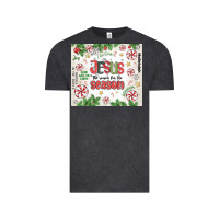 Vintage Black christian christmas  jesus the reason Vintage Tee - MaliasSmallBusiness