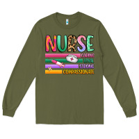 Army Green nurse Long Sleeve Tee - Artiststas
