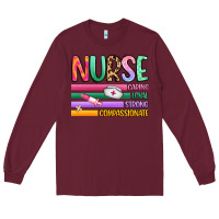 Burgundy nurse Long Sleeve Tee - Artiststas