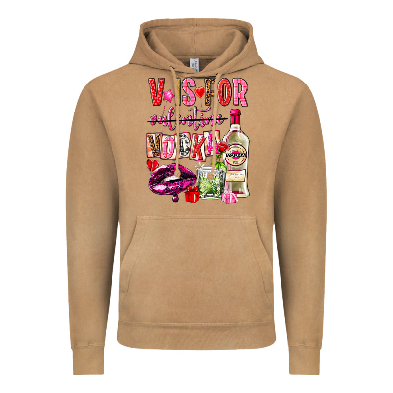 V Is For Vodka Vintage Hoodie by NancyCooperArtShop | Teevron