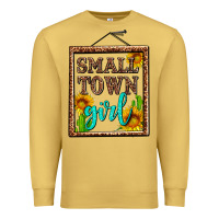 Antique Gold small town girl olivia Premium Sweatshirt - OliviaCreatesArt