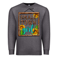 Charcoal Heather small town girl olivia Premium Sweatshirt - OliviaCreatesArt