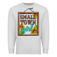 Dove Grey small town girl olivia Premium Sweatshirt - OliviaCreatesArt