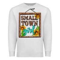 Oatmeal Heather small town girl olivia Premium Sweatshirt - OliviaCreatesArt